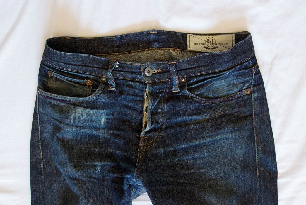 Fade of the Day - Rogue Territory Stanton 11 oz. (14 Months, 1 Wash) - Front Top