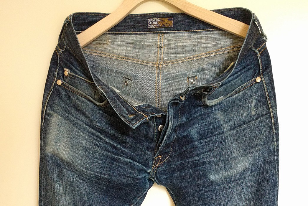 Fade of the Day – Samurai Jeans S003JP (8 Months, 1 Wash, 2 Soaks)
