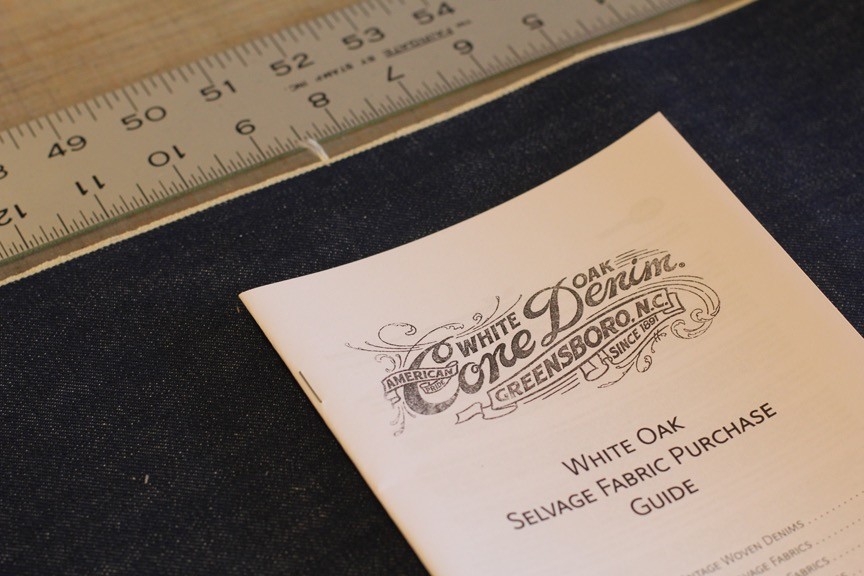 Cone Denim apparently comes with an owner's manual.