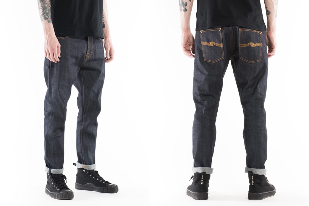 Nudie Jeans Co Brute Knut Fit Front and Back