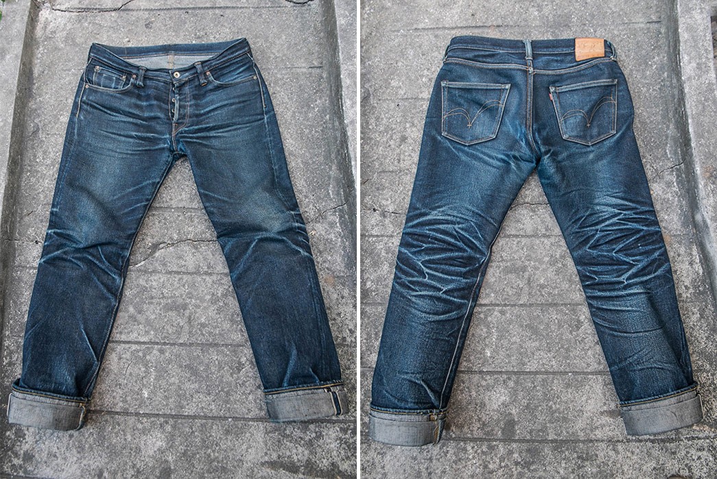 Fade Friday - Samurai Jeans S5000VX 15th Anniversary 25oz. (14 Months, 1 Wash, 2 Soaks) Details