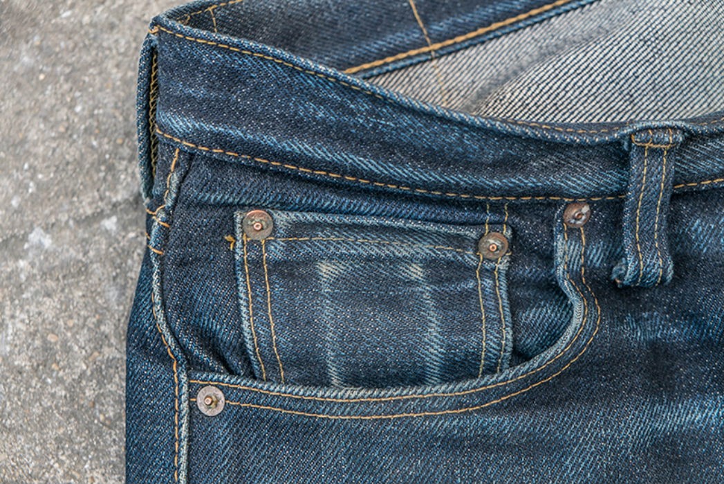 Fade Friday - Samurai Jeans S5000VX 15th Anniversary 25oz. (14 Months, 1 Wash, 2 Soaks) Pocket