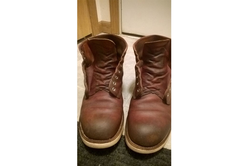 Fade of the Day - Red Wing 8166 (8 Months) Front