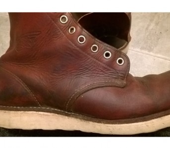 Fade of the Day - Red Wing 8166 (8 Months) Side