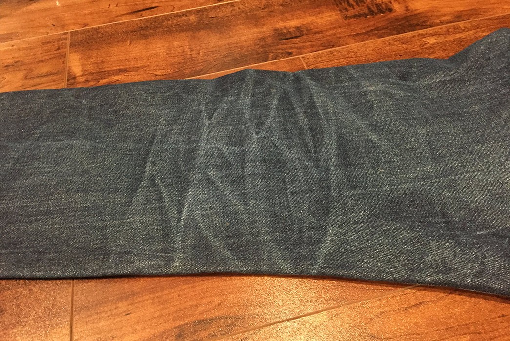 Fade of the Day - Levi's 501 STF (15 Months, 2 Washes, 1 Soak)