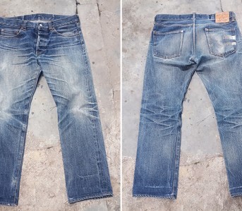 Fade of the Day - Momotaro x Japan Blue 0700SP (2 Years, 4 Months, Unknown Washes, Unknown Soaks)