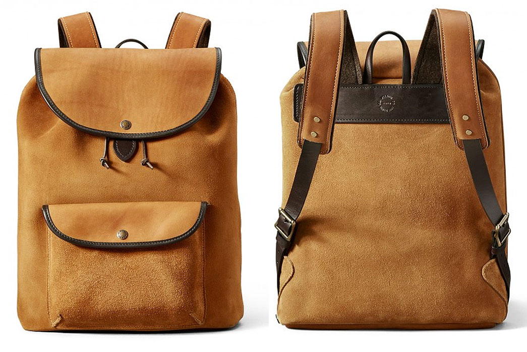 Filson-Rough-Out-Boot-Leather-Weatherproof-Rugged-Suede-Backpack