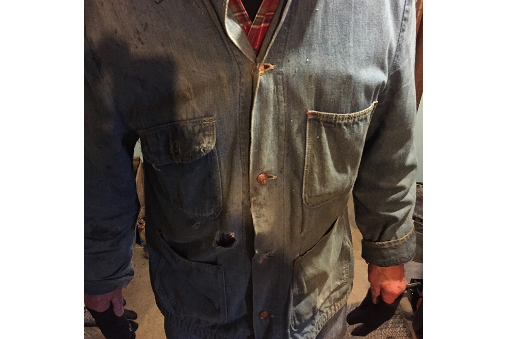 Fade Friday - Unknown Vintage Chore Jacket (60+ Years, Unknown Washes)