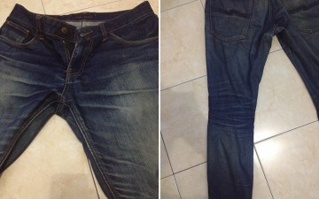 Fade of the Day - Nudie Long John (2 Years, 6 Washes)