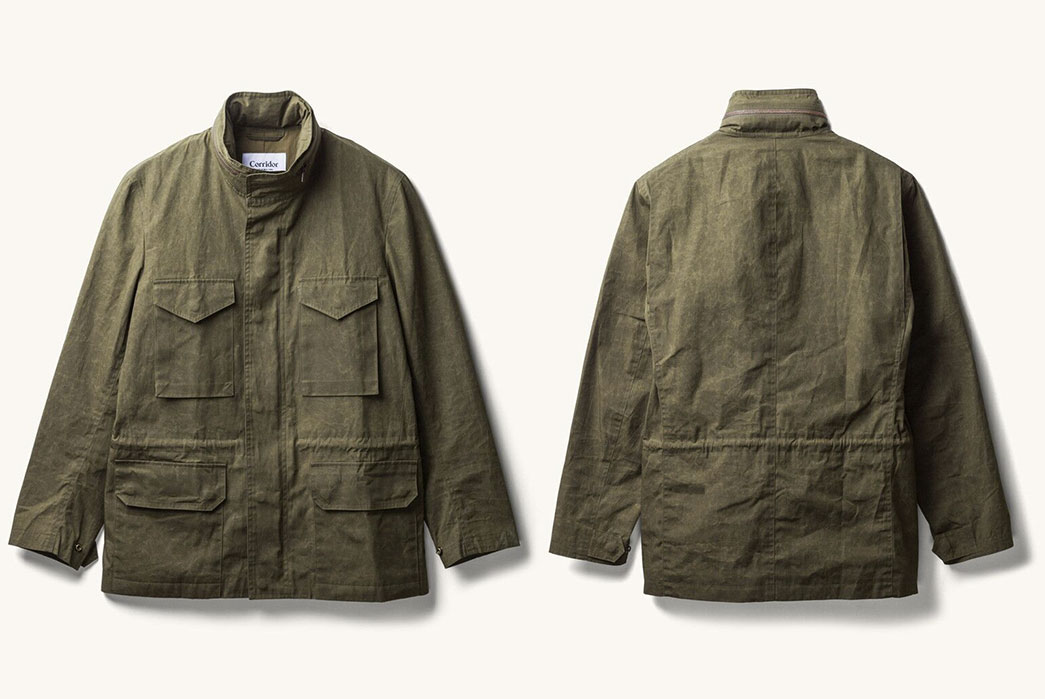 corridor-waxed-cotton-m65-field-jacket-front-and-back