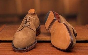 carmina-suede-plain-toe-blucher-shoes