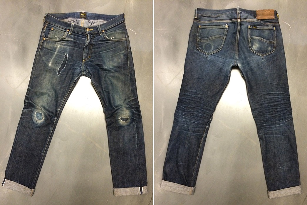 Fade of the Day - Lee 101Z Rider (1 Year, 6 Months, 4 Washes, 1 Soak)