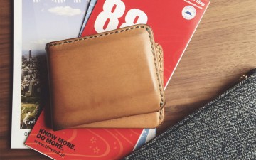 Fade of the Day - Leather Goods & Supply Karl Veg Tan Wallet (6 Months)