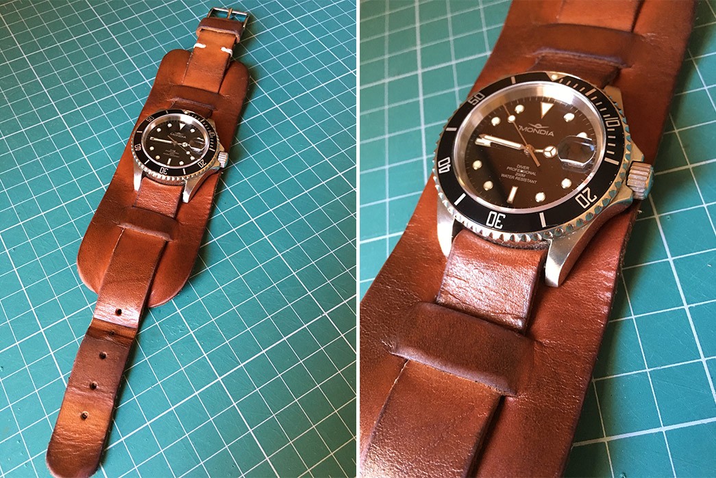 Fade of the Day - Handmade Leather Watch Strap (1 Year)
