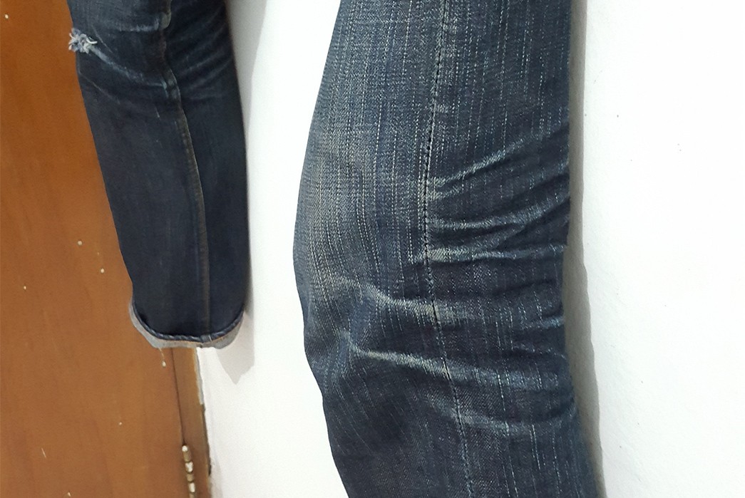 Fade of the Day - The Crows Denim Party 14.5oz. (1 Year, 2 Months, 2 Washes, 2 Soaks)