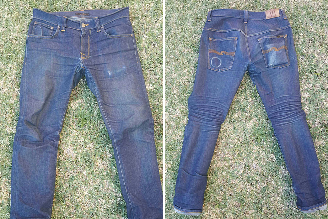 Fade of the Day – Nudie Jeans Co. Tape Ted 16 Dips Dry (11 Months, 0 Washes)