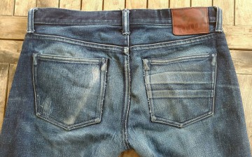 Fade of the Day – Momotaro x Blue Owl Worskhop BOM006-T (18 Months, 6 Washes)