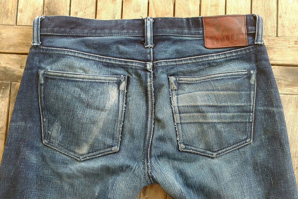 Fade of the Day – Momotaro x Blue Owl Worskhop BOM006-T (18 Months, 6 Washes)