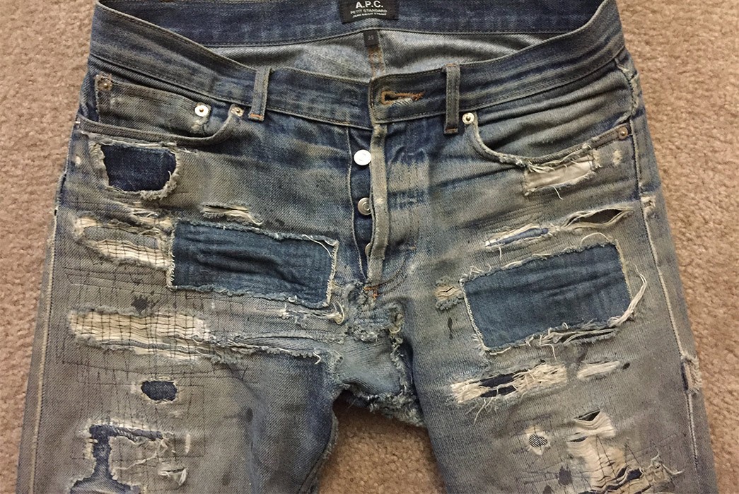 Fade Friday - A.P.C. Petit Standard (5 Years, 6 Months, Unknown Washes, Unknown Soaks)