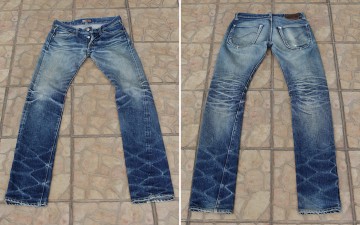 Fade Friday - Samurai Jeans S003JP (4 Years, 1 Month, 5 Washes, 1 Soak)