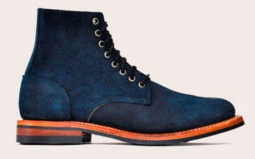Oak-Street-Bootmakers-Indigo-Roughout-Trench-Boot-Re-release