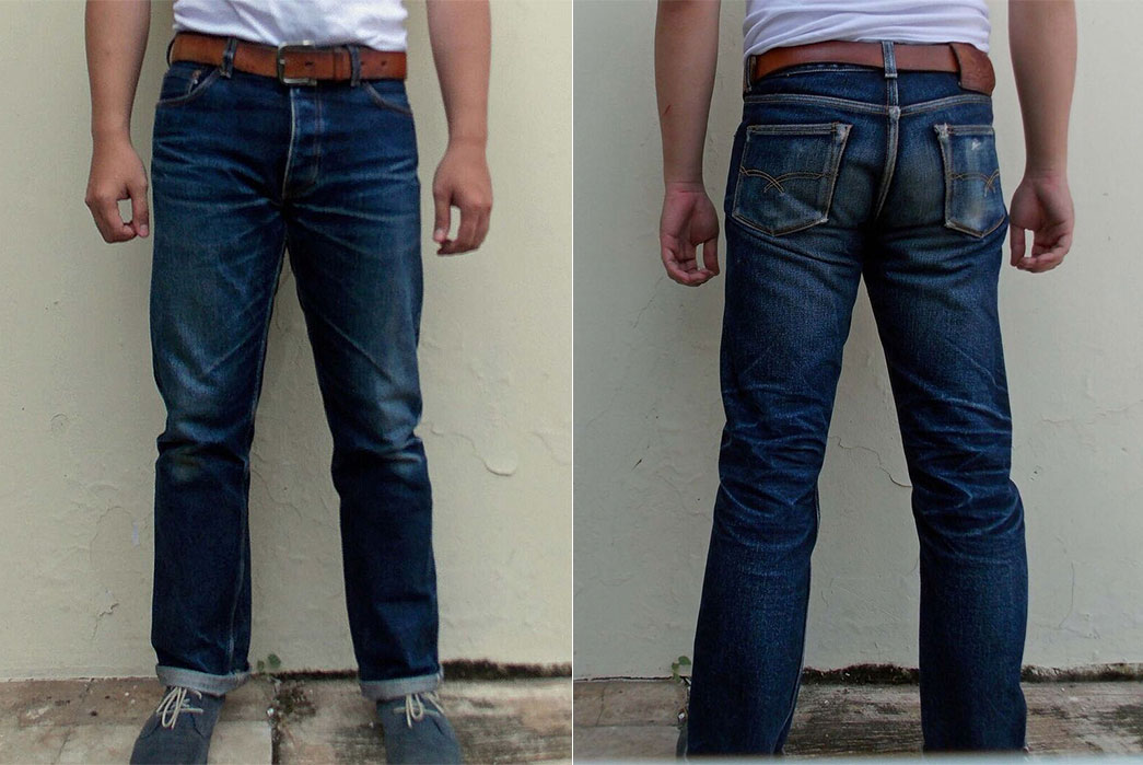Fade of the Day – Oldblue Co. 21/23oz. Heavyweight Beast (3 Years, 4 Months, Unknown Washes, Unknown Soaks)