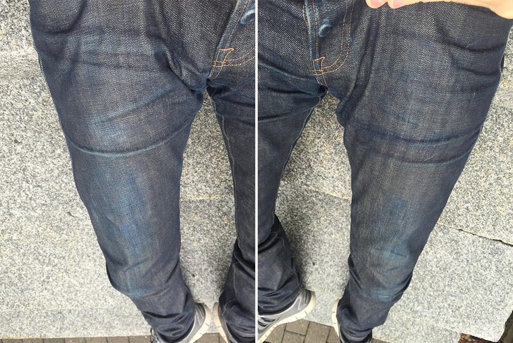 Fade of the Day - Gap 1969 Slim Fit Japanese Selvedge (5 Months, No Washes)