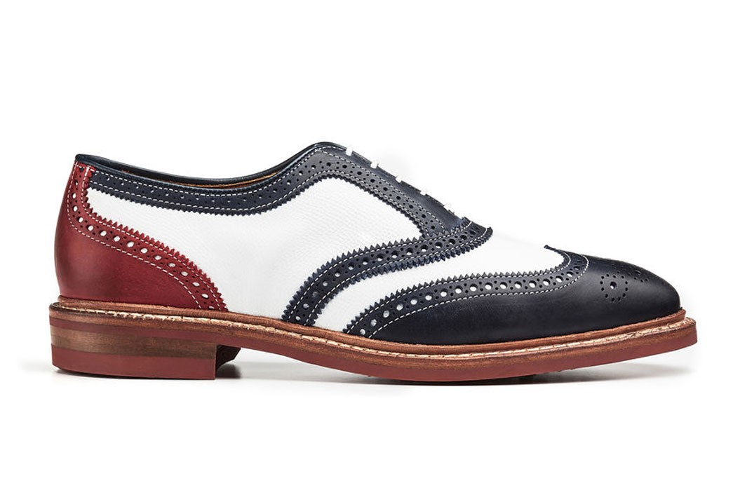 Allen Edmonds Red, White, and Blue 1776 Shoes