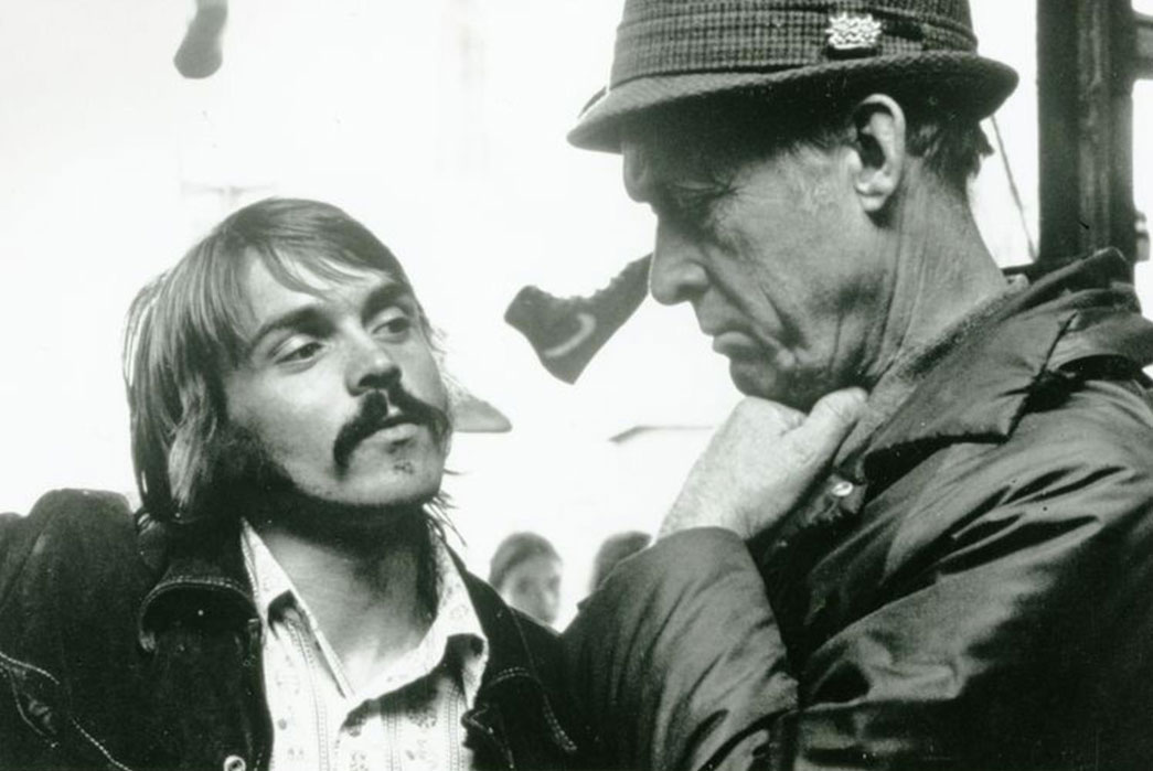 Fig. 3 - Nike co-founder Bill Bowerman (right) and the brand's talismanic muse, Steve 