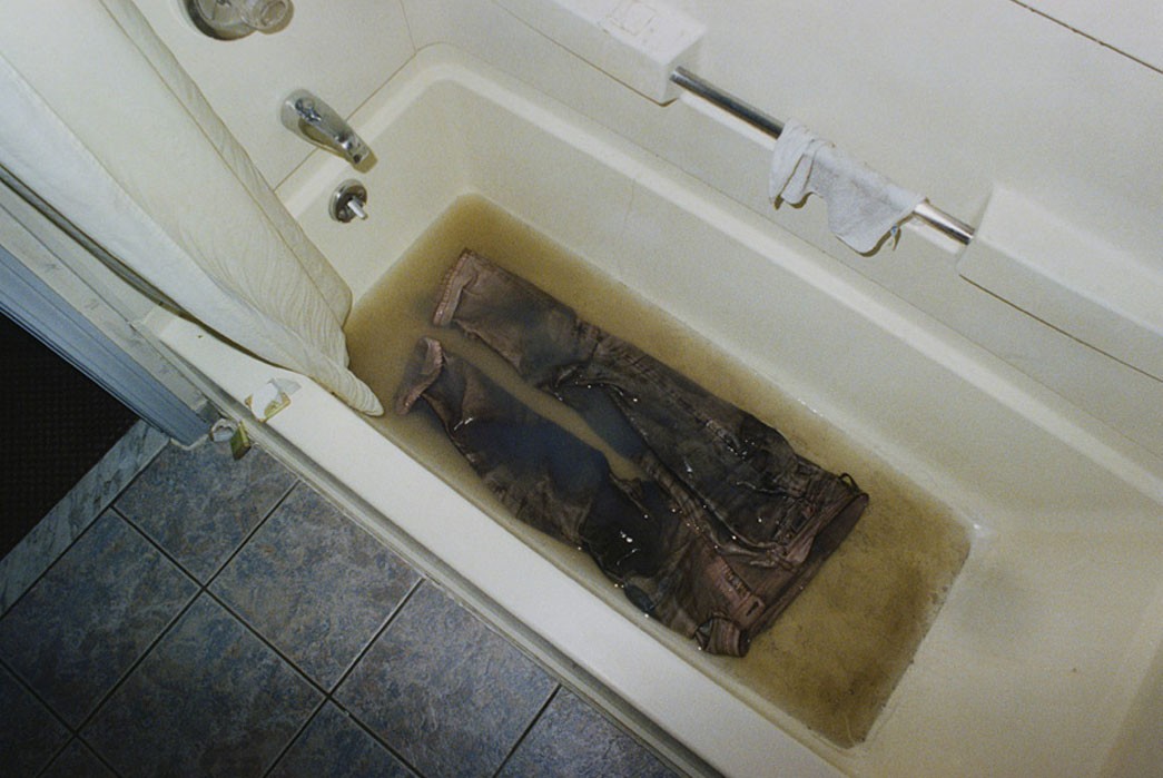 Fig. 5 - Tub soak from A Period of Juvenile Prosperity. Image via Yossi Milo Gallery