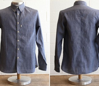 Railcar-x-Masterson-Japanese-Chambray-Button-Up-Front-Back