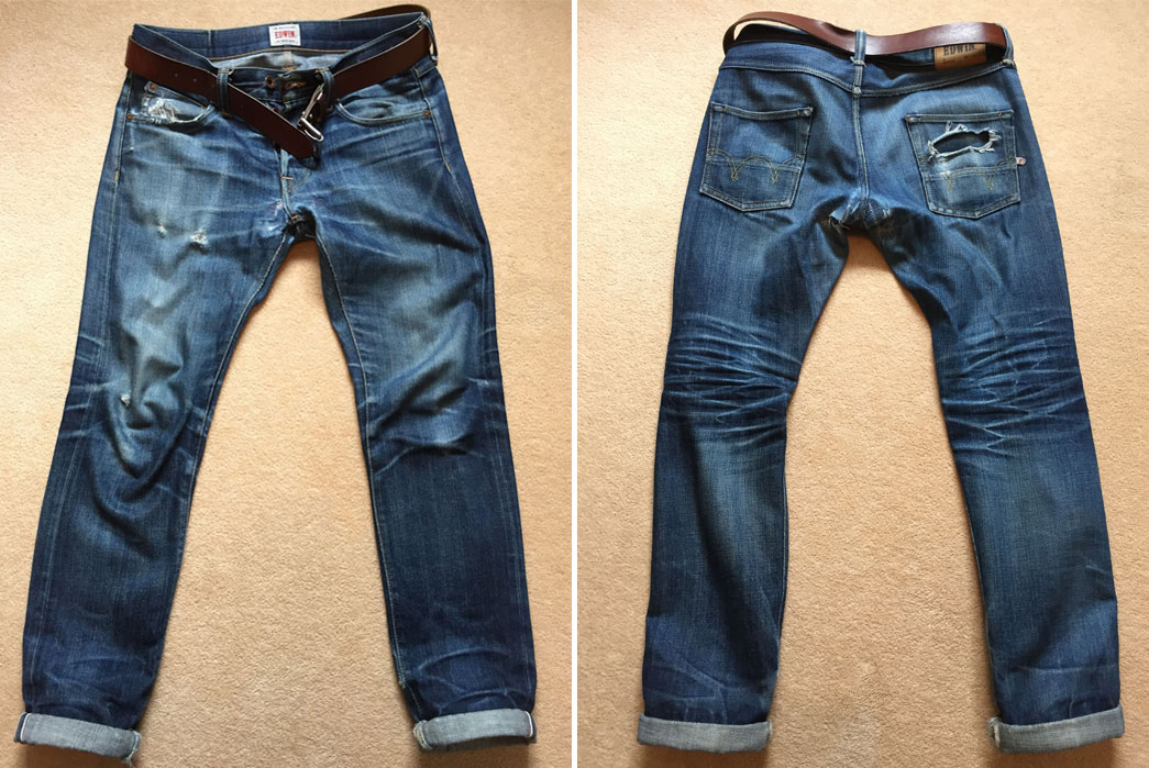 Edwin ED-55 (3 Years, 8 Months, Washes, 1 Soak) Fade of the
