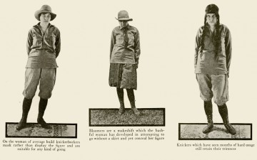 Knickerbockers-Breeches-of-Bloomers-Out-of-doors-clothing-for-women-in-the-early-20th-Century-Featured-Image