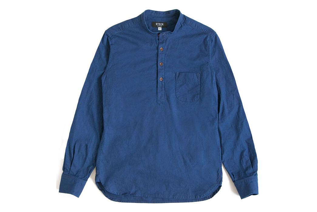 Stock-Mfg-Indigo-Dyed-Banded-Collar-Popover-Front