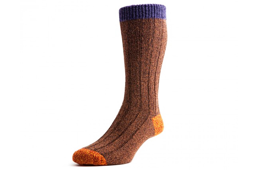 boot-socks-five-plus-one-brown