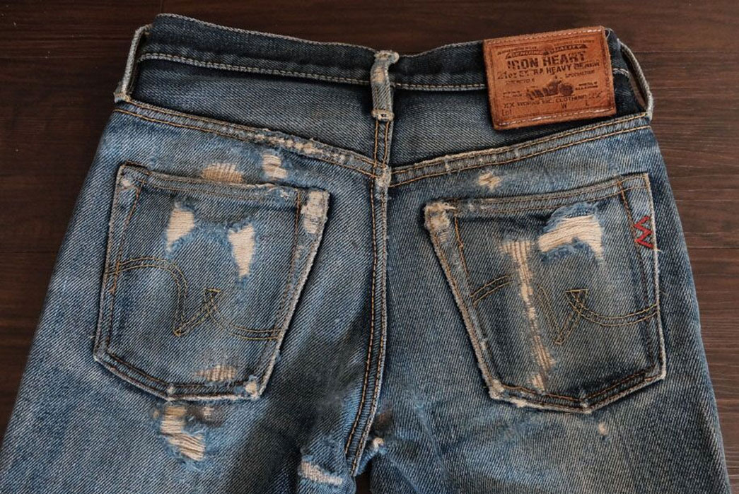 iron-heart-301s-raw-denim-jeans-back-closeup