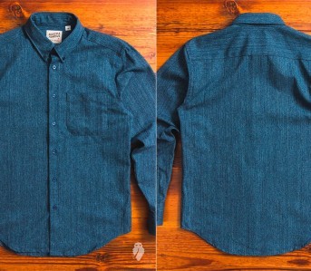 naked-famous-hank-dyed-indigo-basket-weave-button-down-shirt-front-and-back