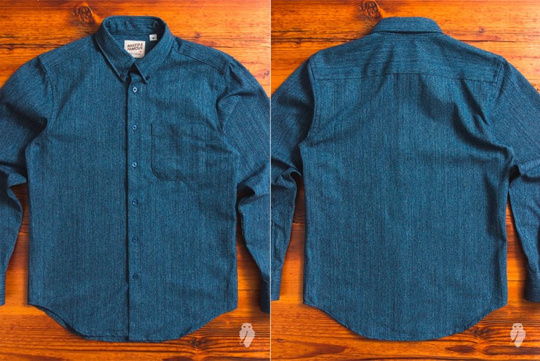 naked-famous-hank-dyed-indigo-basket-weave-button-down-shirt-front-and-back</a>