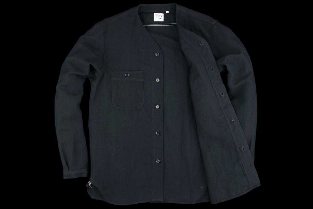 orslow-made-in-japan-wool-linen-baseball-shirt-front-open