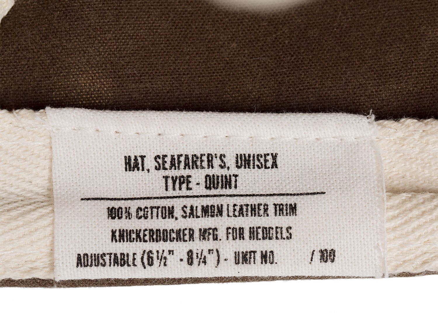 Quint Hat Label