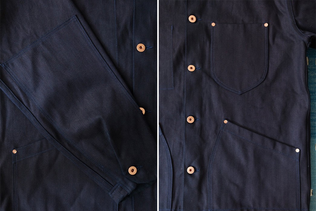 grease-point-workwear-orchard-coat-in-double-indigo-14-5oz-candiani-mills-selvedge-denim-front-detailed
