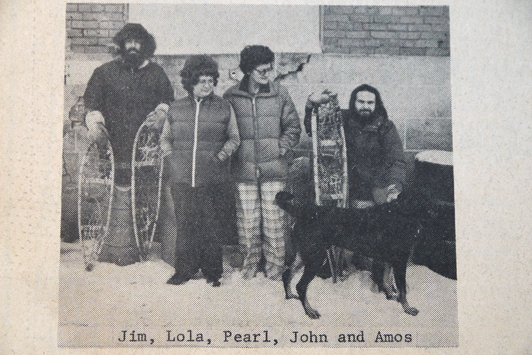 The early days of Kluane with co-founder, Jim and John, on the far left and right.