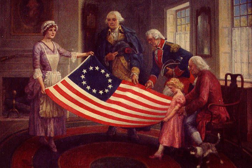 420-The-Time-Is-Right-For-Hemp-old-us-flag-painting