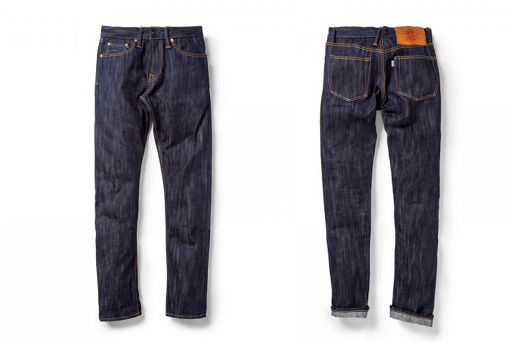 elhaus-6th-anniversary-arrow-special-iron-tail-loomstate-21oz-jeans-front-back