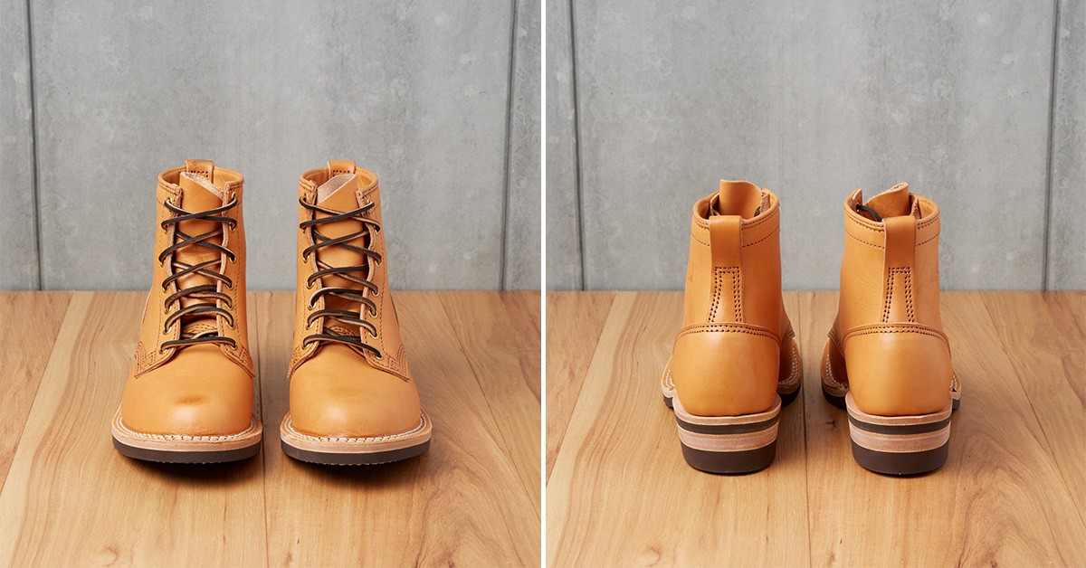 vegetable tanned boots
