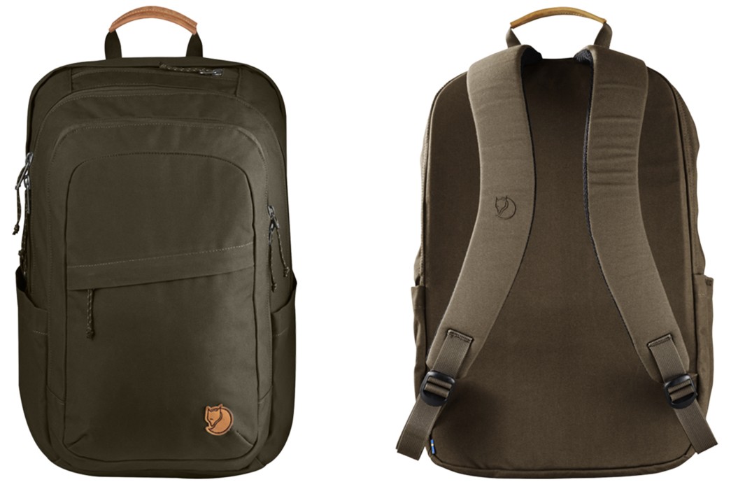 synthetic-fabric-backpacks-five-plus-one-fjallraven-raven-28-front-back