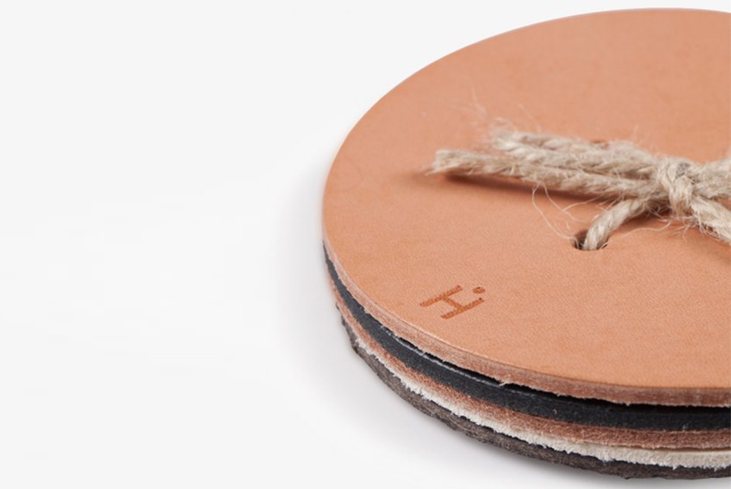 the-heddels-affordable-holiday-gift-guide-hender-scheme-leather-coasters