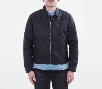 freenote-cloth-zips-up-their-rider-jacket-model-front