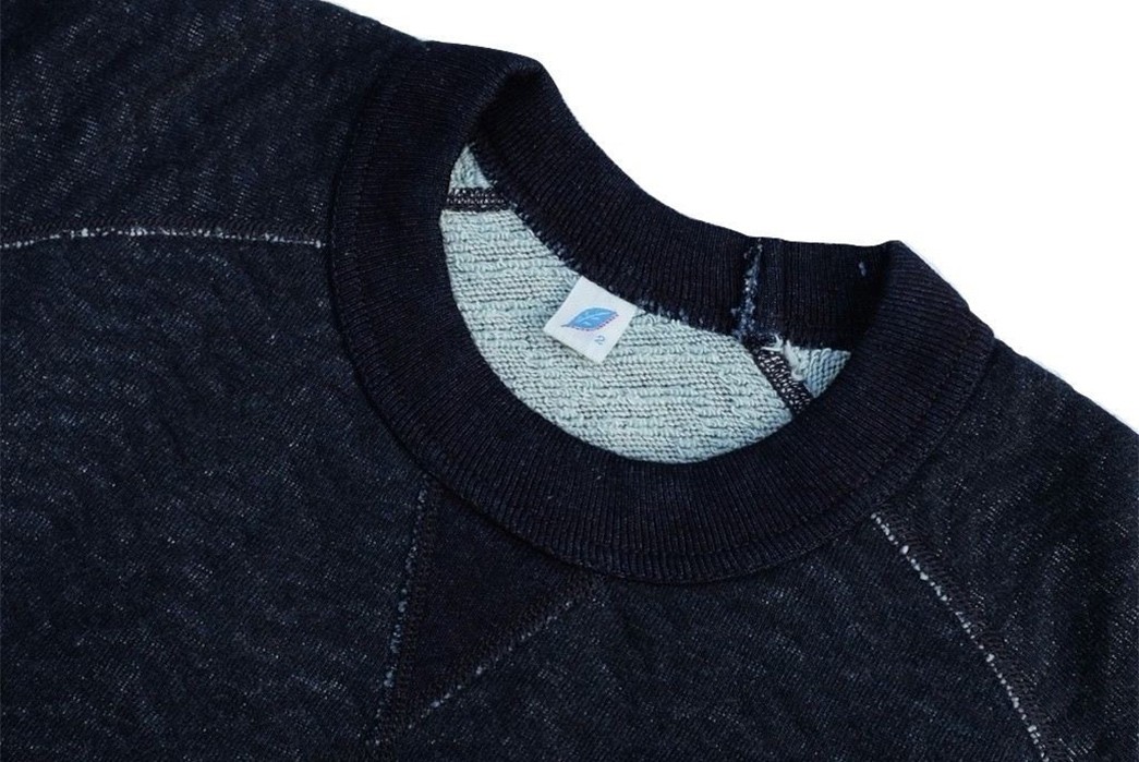 pure-blue-japan-indigo-herrinbone-crewneck-sweatshirt-front-top