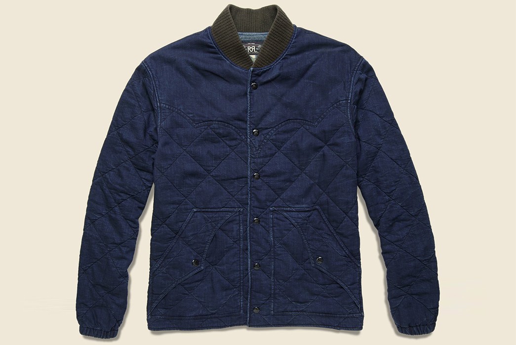 rrl-indigo-quilted-cotton-blend-jacket-front